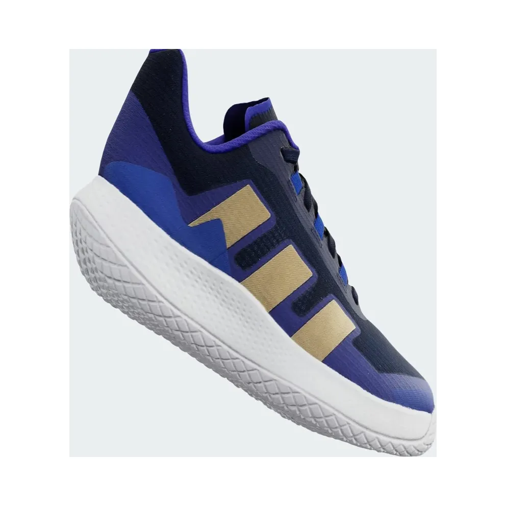 adidas Forcebounce Volleyball Shoes Team Navy Blue 2 / Matte Gold / Lucid Blue (HQ3513)