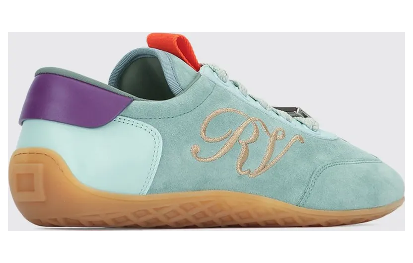 Roger Vivier Suede Sneakers Green (RVW79342800IRA788Z) (2)