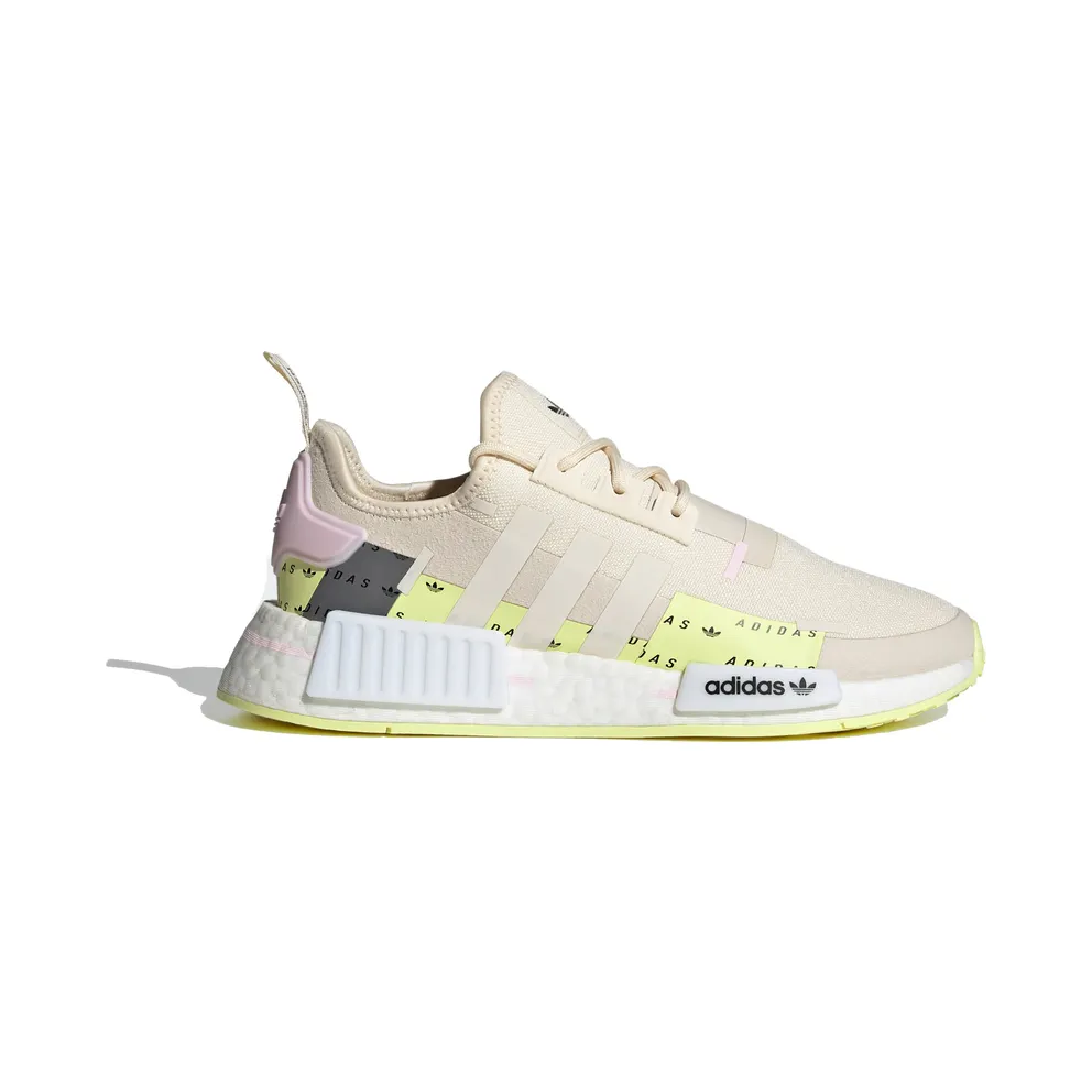 adidas NMD_R1 Schuh Wonder White / Wonder White / Pulse Yellow (GZ8014)
