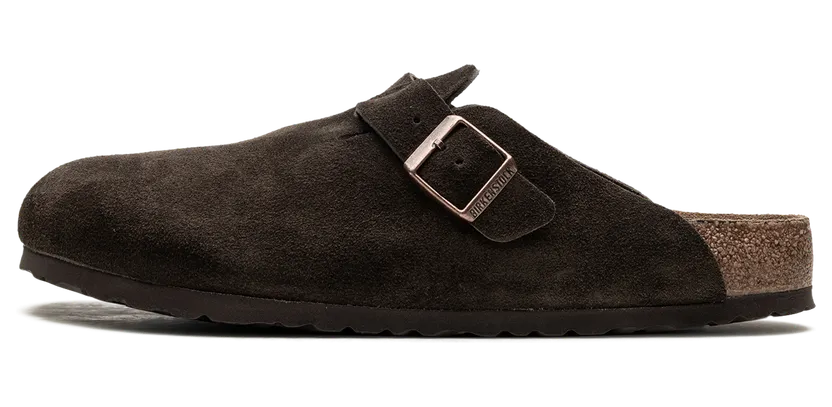 Birkenstock Boston Soft Footbed “Suede-Mocha” (0660461)