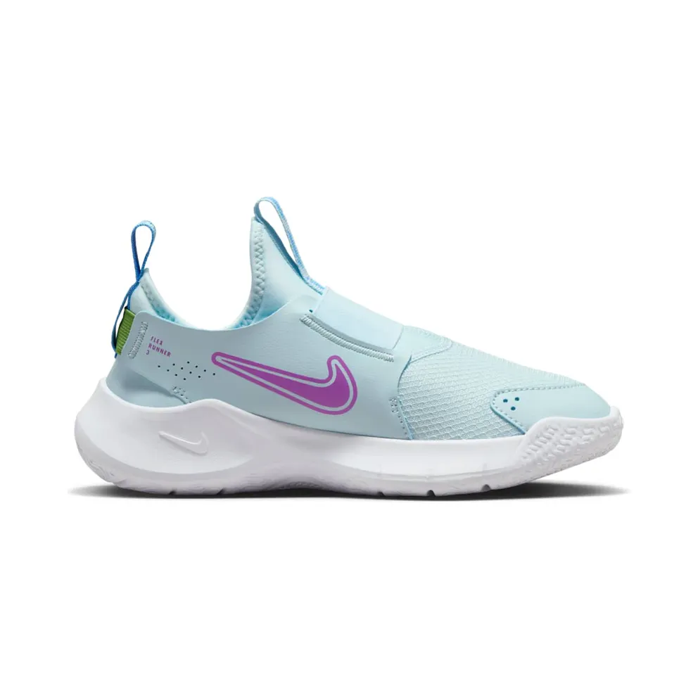 Nike Flex Runner 3 Glacier Blue University Blue Chlorophyll Hyper Violet (FN1294-401)
