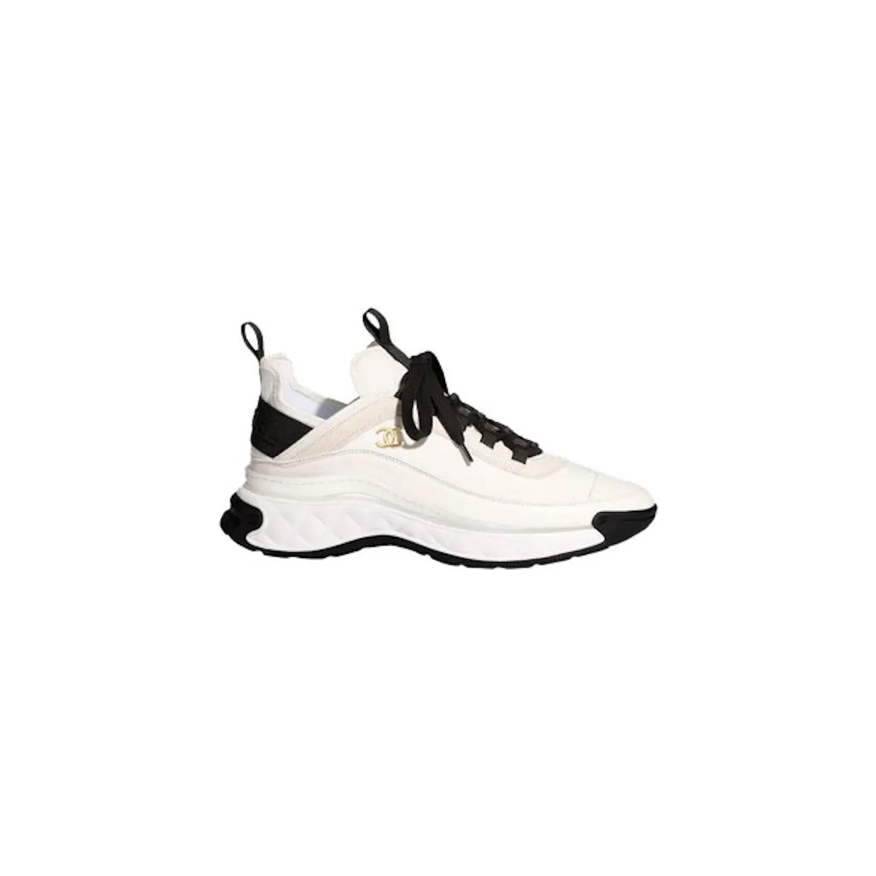 Chanel Low Top Trainer Velvet Ivory (G35617 Y53646 10800)