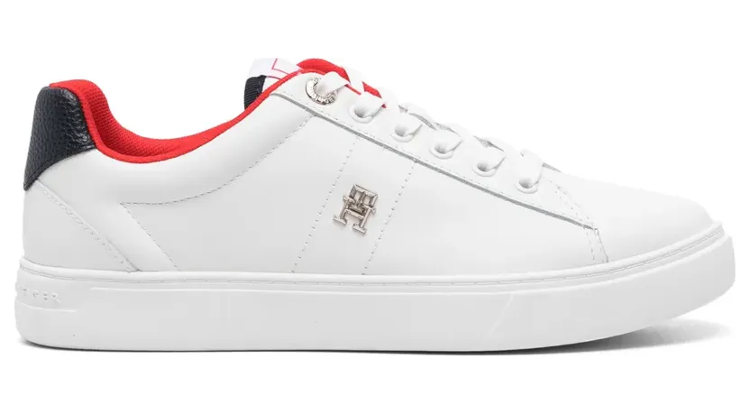 Tommy Hilfiger Essential Elevated leren “White” (FW0FW07685)