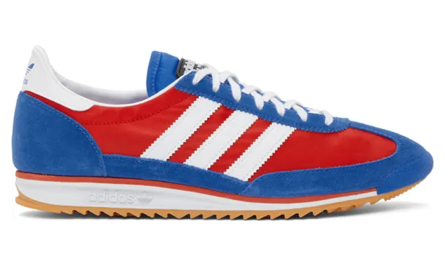 adidas LOTTA VOLKOVA Red and Blue SL72 Low-Top Sneakers (FV6612)