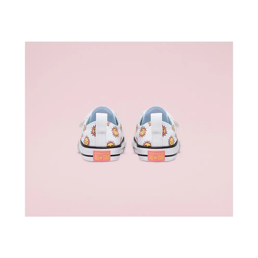 Converse Sun Graphic Easy-On Chuck Taylor All Star Low Top White/citron Pulse (770703C)
