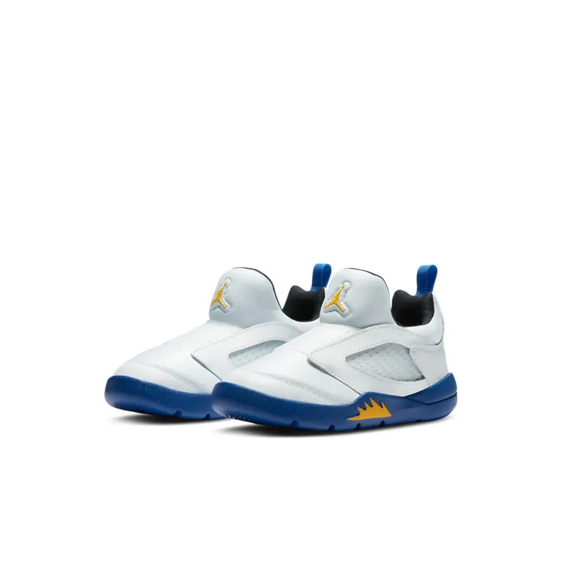 Jordan 5 Retro Little Flex Laney (PS) White/Varsity Maize-Varsity Royal (CK1227-189)