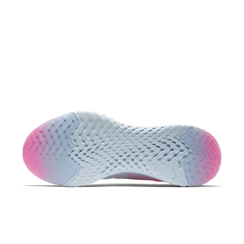 Nike Epic React Flyknit First Blush Pure Platinum/Black-Hydrogen Blue (AQ0067-007)