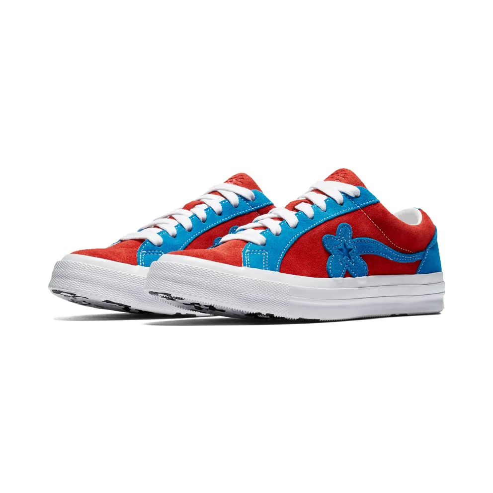 Converse One Star Ox Tyler the Creator Golf Le Fleur Red Blue Molten Lava/Diva Blue-White (162126C)