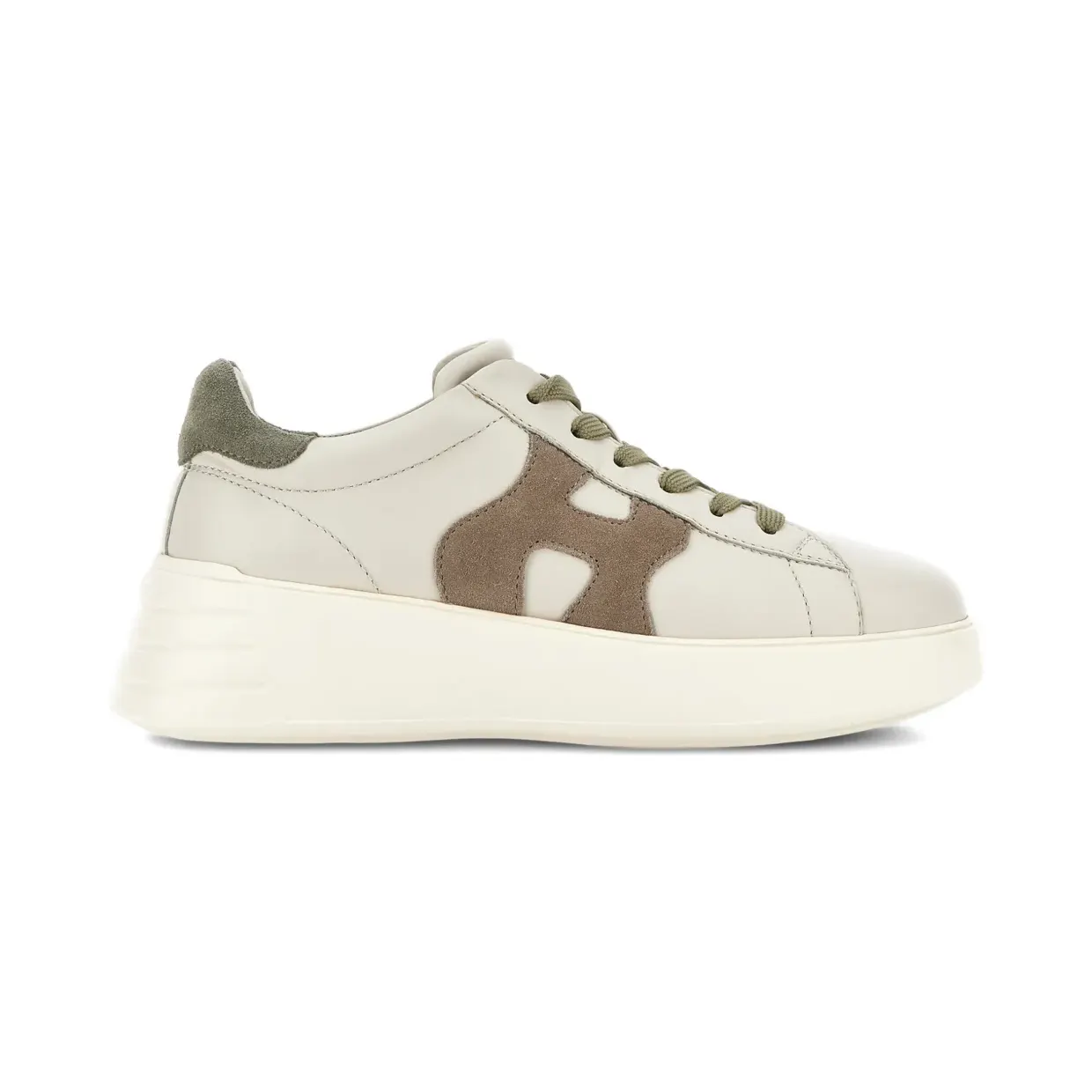 Hogan Rebel sneakers met applicatie – Beige (HXW5620DN61N1M)