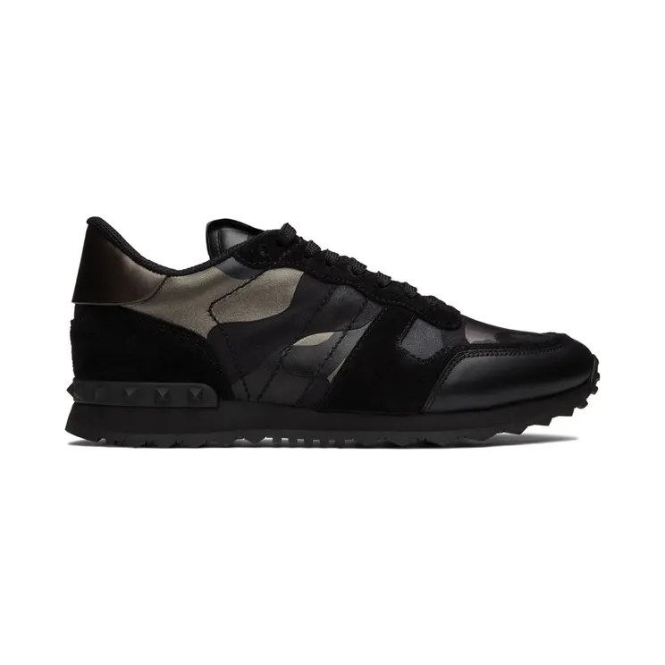 Valentino Garavani Black Rockrunner Sneakers (1Y2S0723NTA)