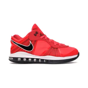 Nike LeBron 8 V/2 Low ‘Solar Red’ Solar Red/Solar Red-Blk-White (456849-600)