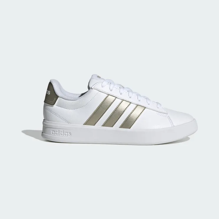 adidas Grand Court 3.0 “Cloud White / Cyber Metallic / Cloud White” (IH1488)