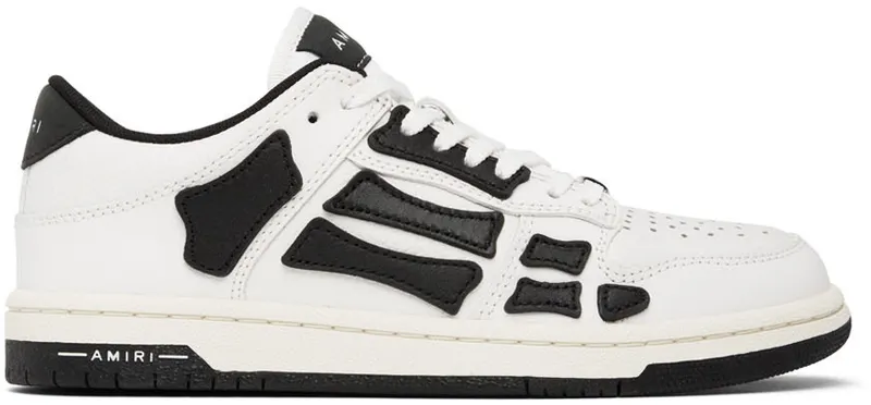 AMIRI White & Black Skel (PS22WFS003-111)