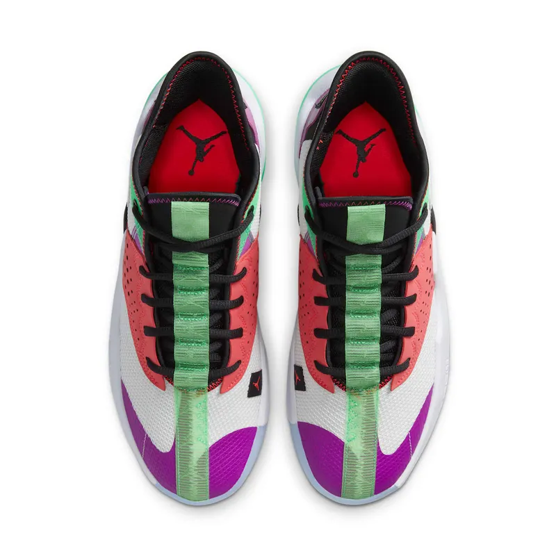 Jordan React Elevation White Multi-Color White/Black-Hyper Violet-Flash Crimson (CK6618-101)