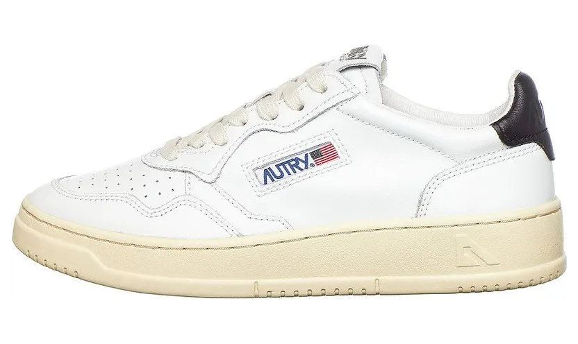 Autry Medalist Low Leather / Leather White / Black (AULWLL22)