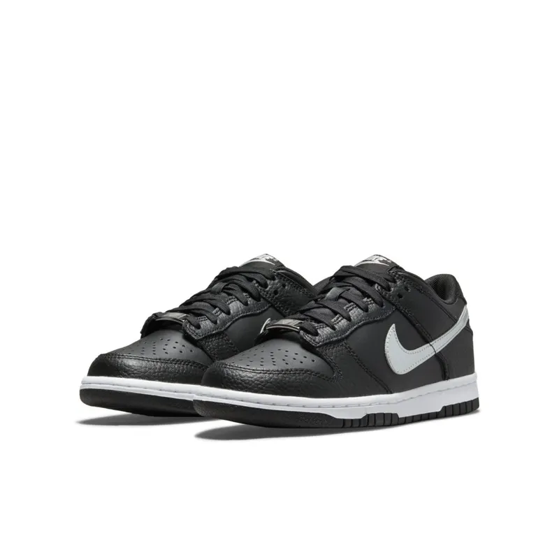 Nike Dunk Low NBA 75th Anniversary Spurs (GS) – “Black / Silver / White” (DC9560-001)