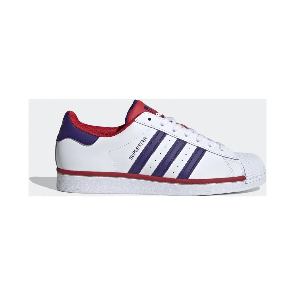 adidas Superstar White Purple Scarlet (FV4189)