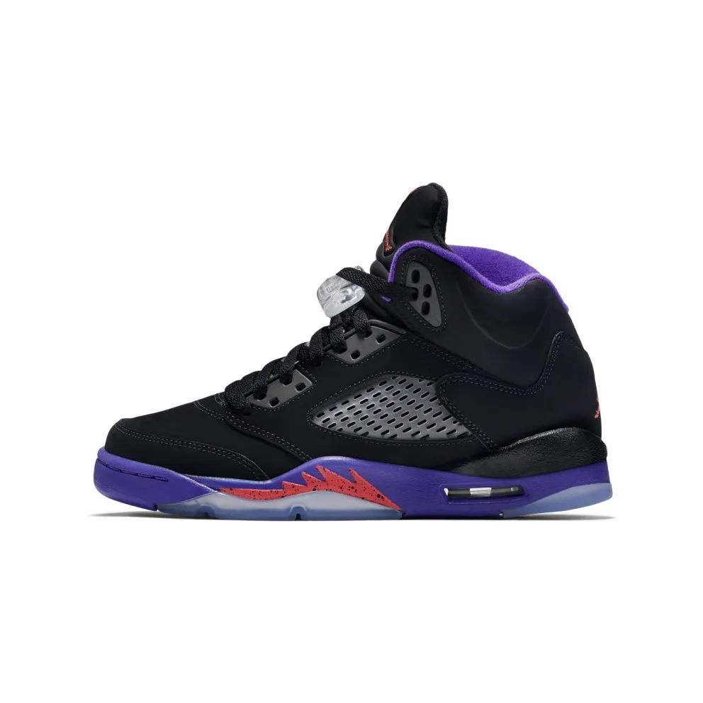 Jordan 5 Retro Fierce Purple (GS) Black/Ember Glow-Fierce Purple (440892-017)