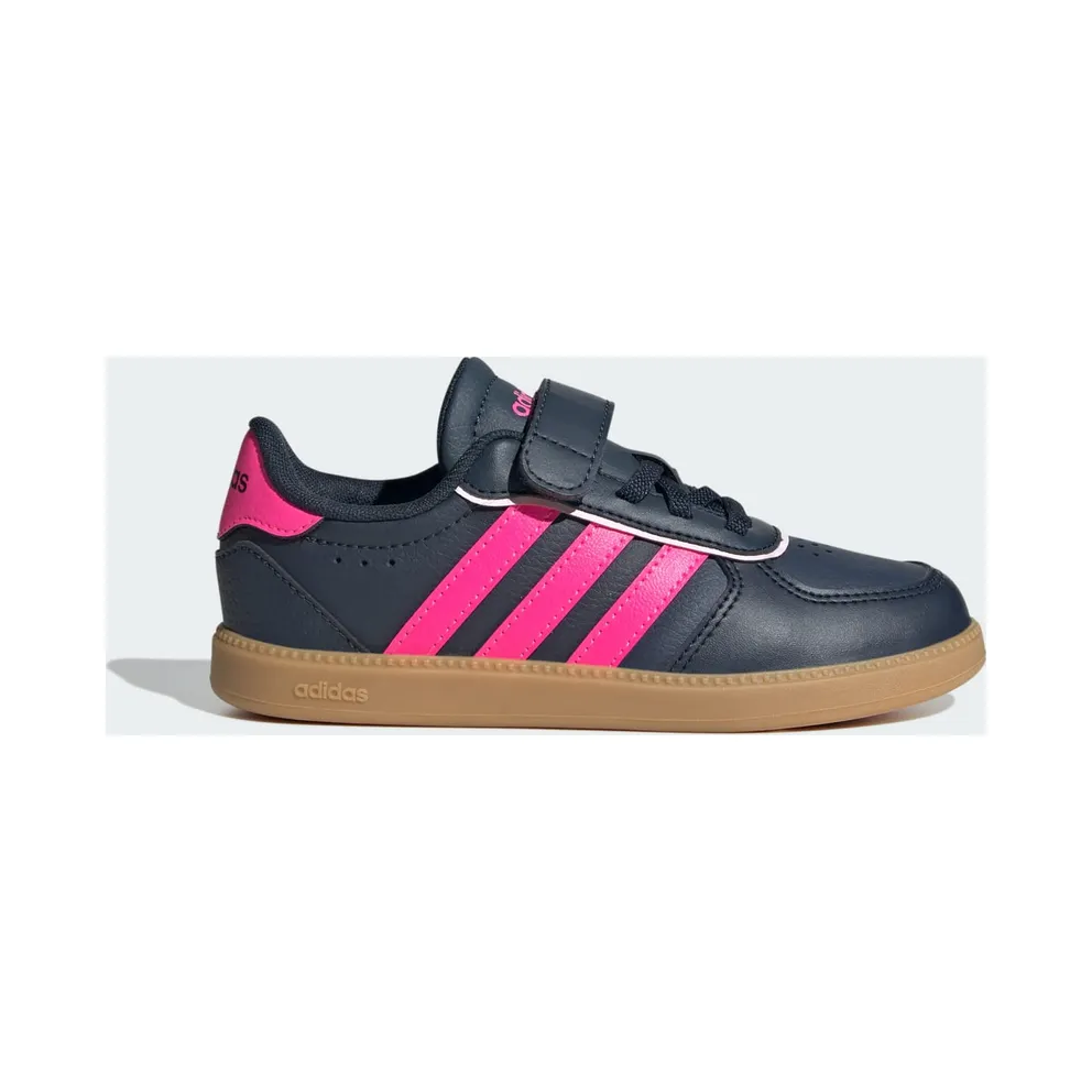adidas Breaknet Sleek Shoes Kids “Aurora Ink / Lucid Pink / Gum” (JQ3060)