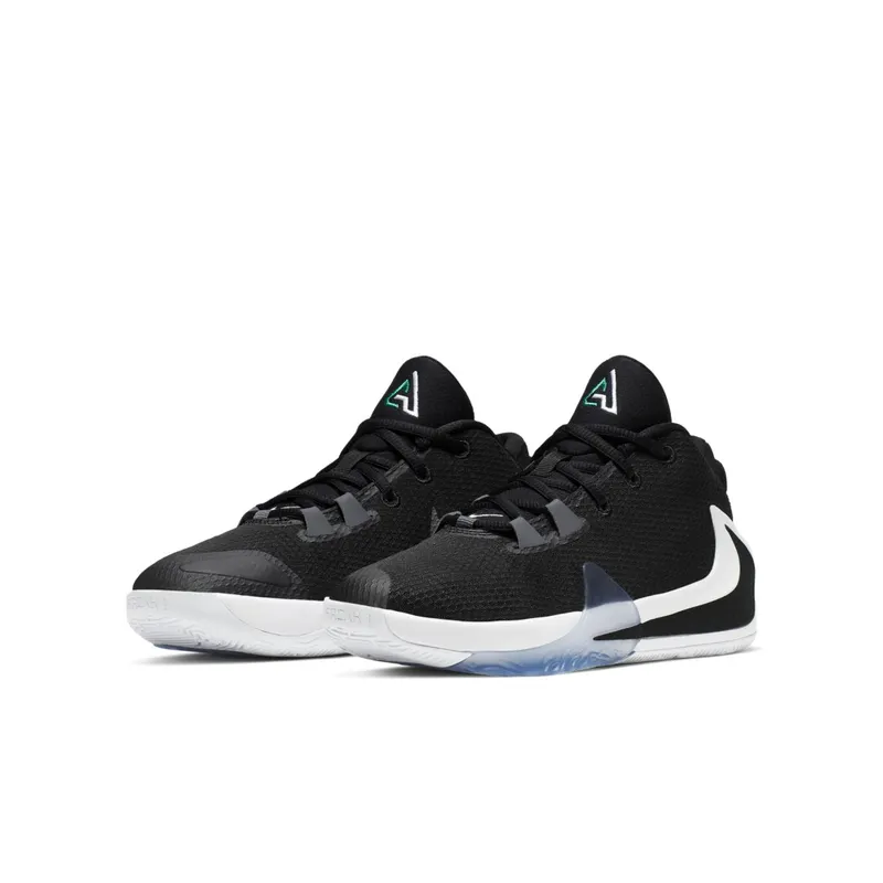 Nike Zoom Freak 1 Black White (GS) Black/Black-White-Lucid Green (BQ5633-001)