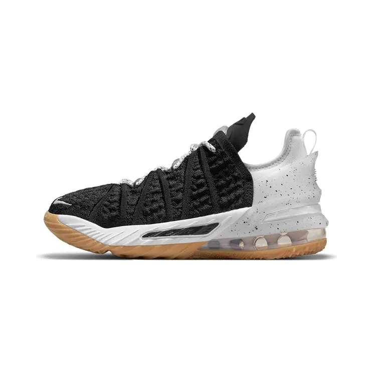 Nike LeBron 18 “Black / Gum Medium Brown / White” (CW2760-007)