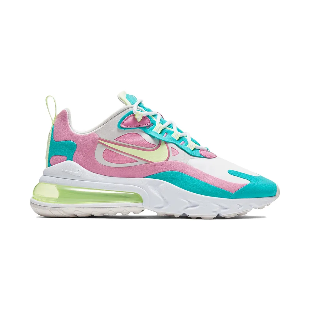 Nike Air Max 270 React Pastel (W) White/Barely Volt/Platinum Tint (CW7015-100)