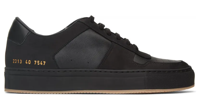 Common Projects Black BBall Low Sneakers (2313)