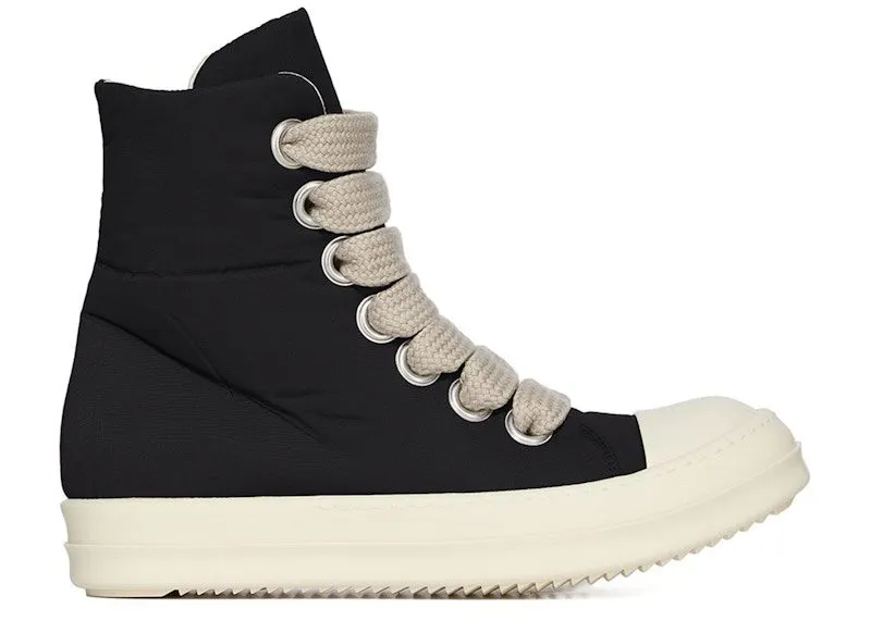 Rick Owens DRKSHDW Hollywood Jumbo Lace Puffer High Black Milk (DS01E3818-MUW2-911)