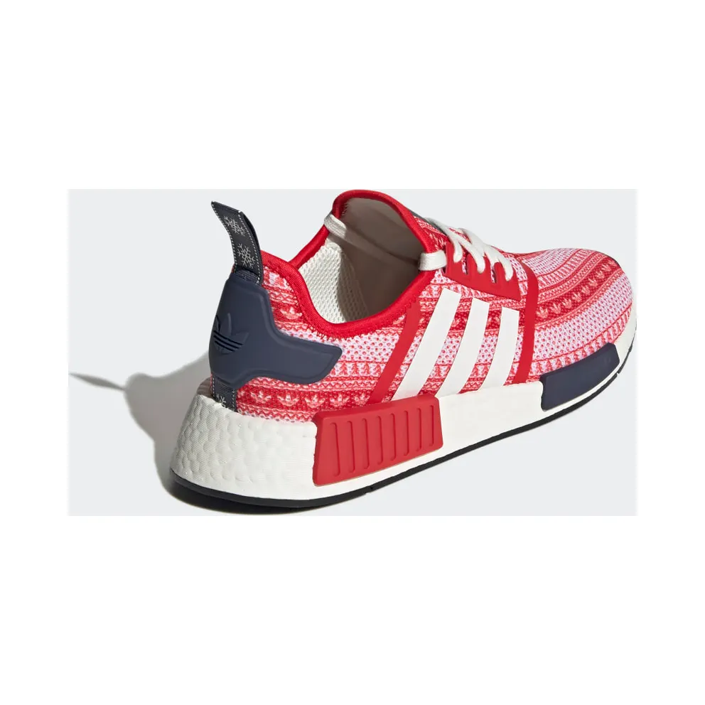 Adidas NMD_R1 Christmas Cloud White / Vivid Red / Shadow Navy (GZ4712)