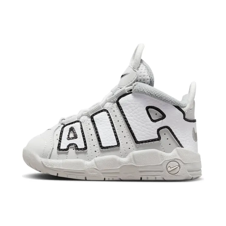 Nike Air More Uptempo “Photon Dust / White / Black / Metallic Silver” (FD0024-001)