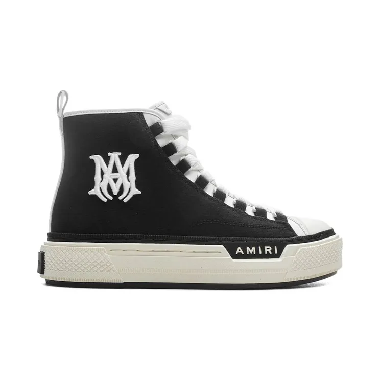 AMIRI M.A. Logo Court High Black White (PXMFS005-004)