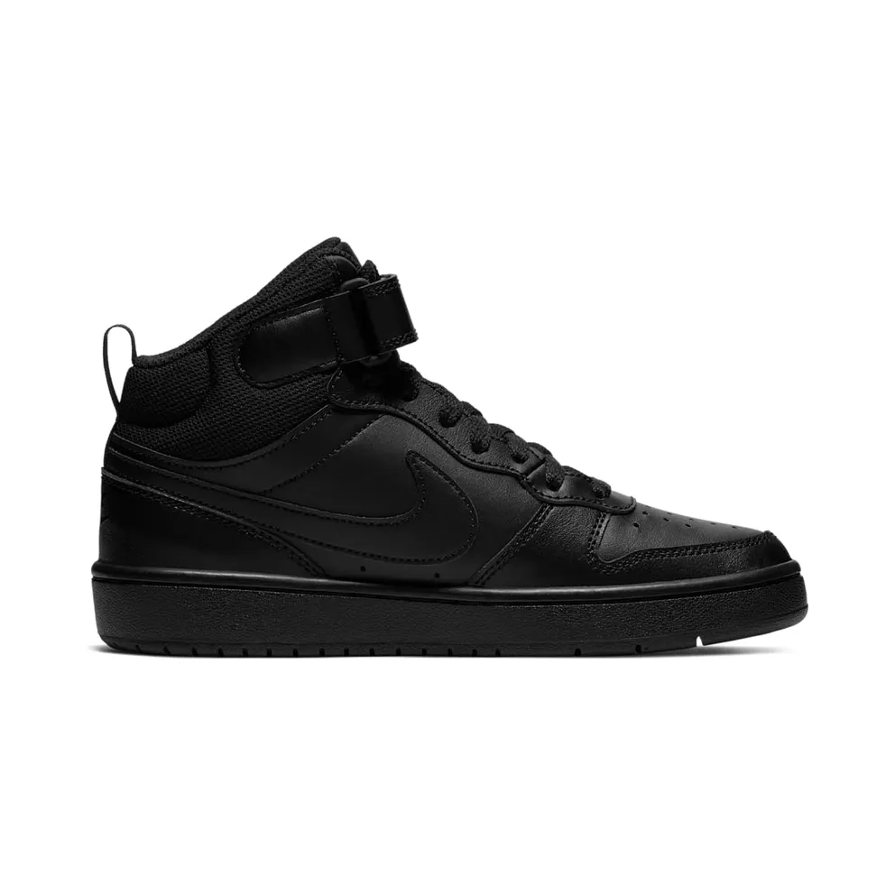 Nike Court Borough Mid 2 Older Kids’ Black (CD7782-001)