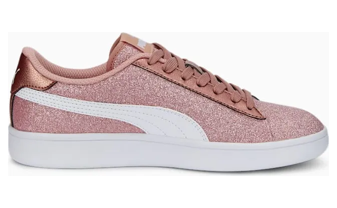 Puma Smash v2 Glitz Glam Roze/Wit/Goud (367377-29)