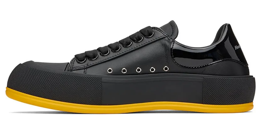 Alexander McQueen Black Joey Sneakers (705201WICEB) (3)