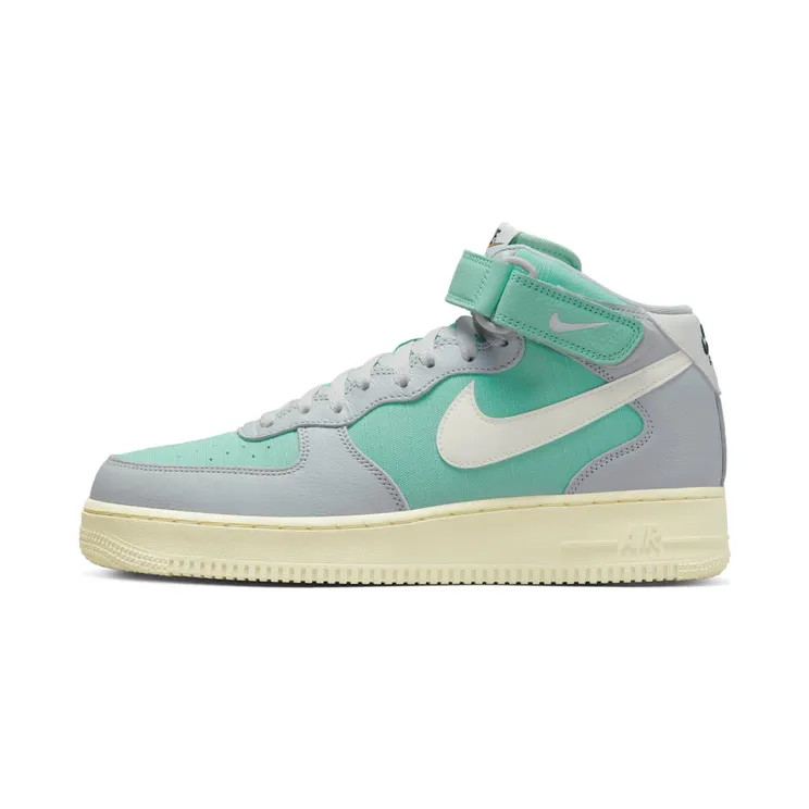 Nike Air Force 1 Mid ’07 LX “Grey Fog Enamel Green” (DQ8766-002)