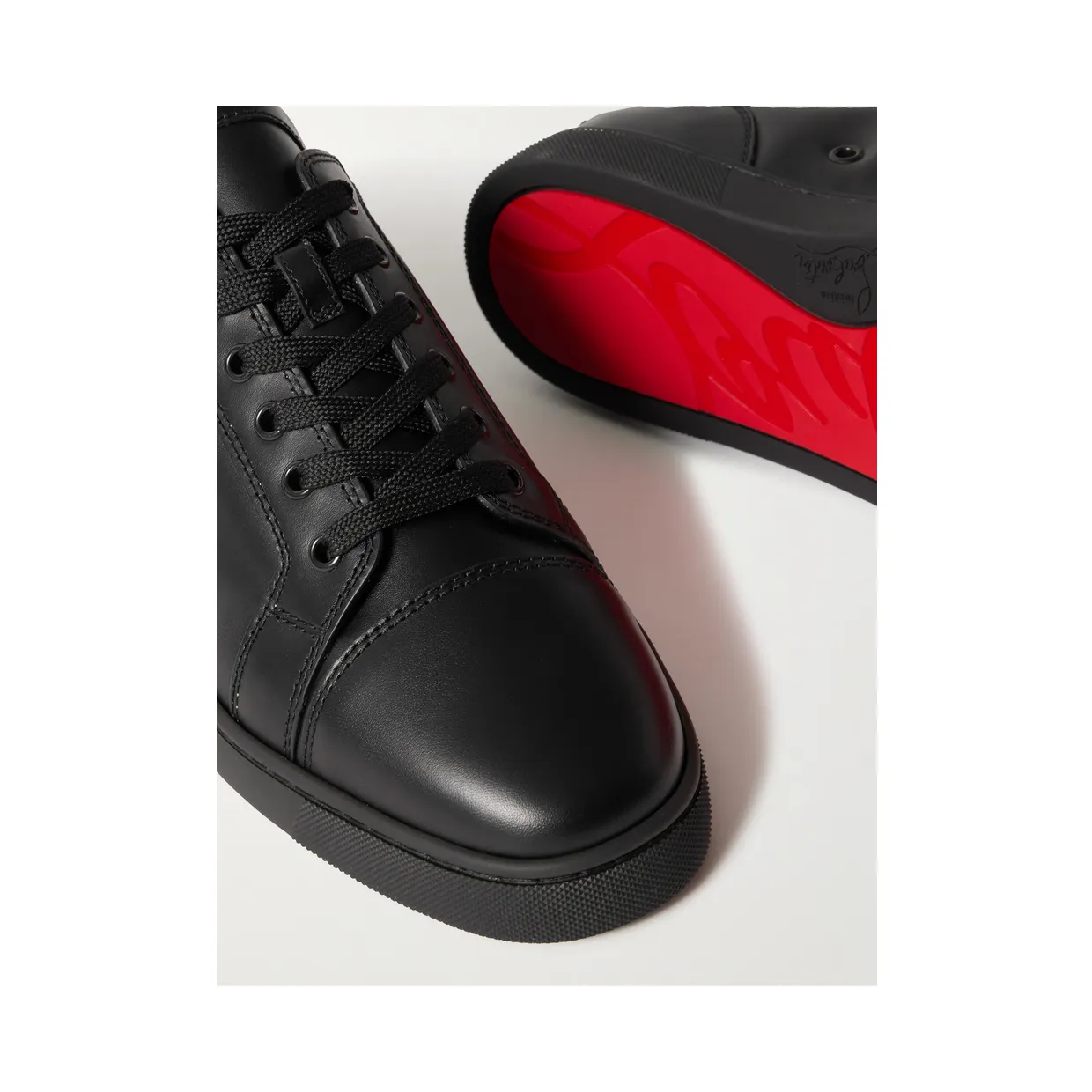 Christian Louboutin Louis Junior Leather Sneakers Black (3240420) (5)
