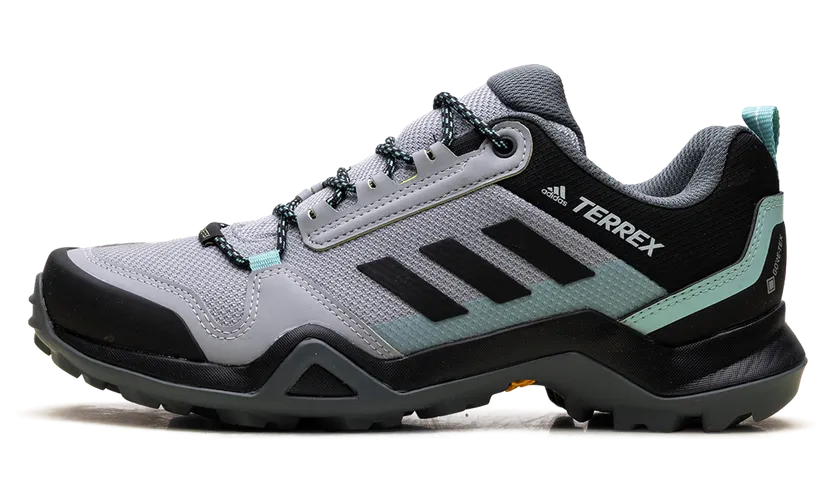 adidas Terrex AX3 GORE-TEX Hiking Halo Silver / Core Black / Acid Mint (FX4684)