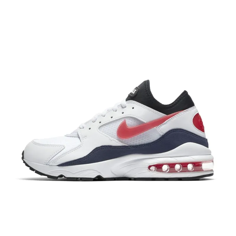 Nike Air Max 93 Habanero Red White/Neutral Indigo-Black-Habanero Red (306551-102)