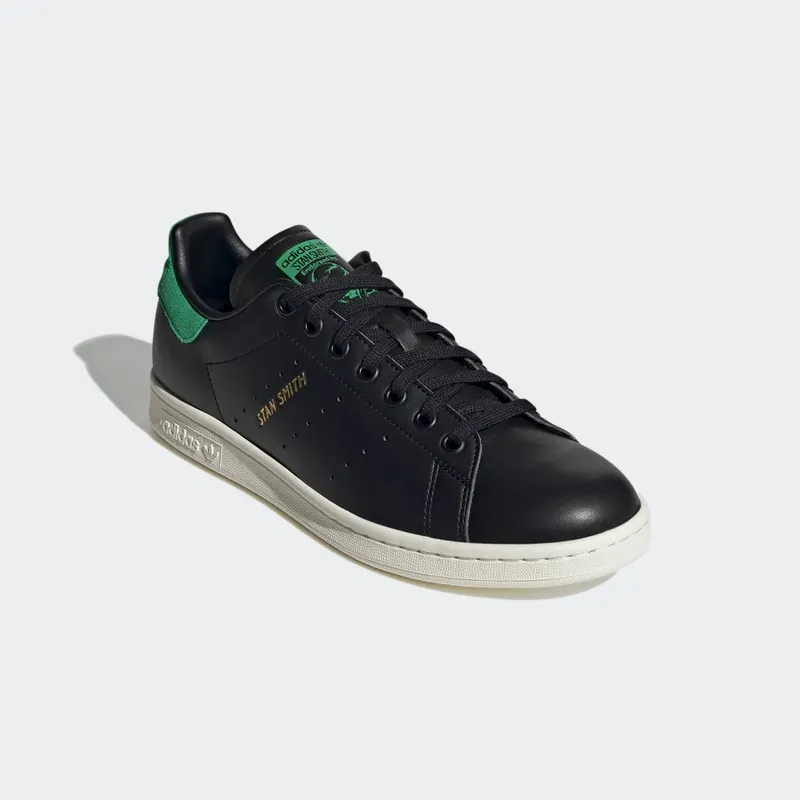 Adidas Stan Smith Core Black / Green / Off White (GZ6314)