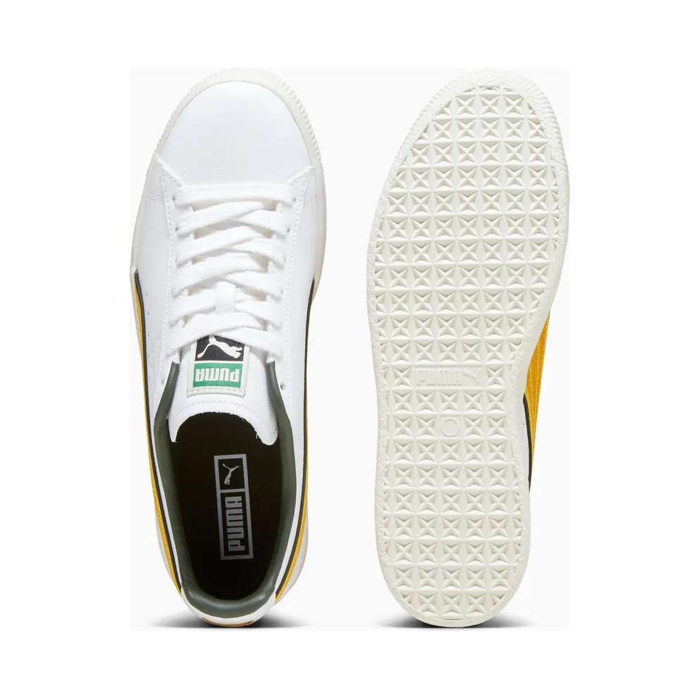 Puma Clyde Varsity White/Yellow (394684-02)