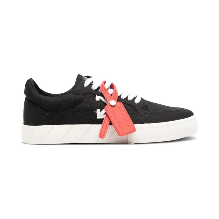 OFF-WHITE Vulc Low Black White (OMIA085C99FAB007-1001)