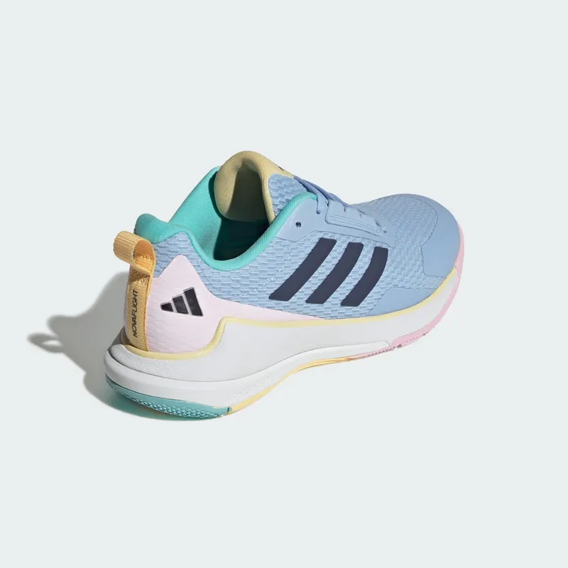 adidas Novaflight 2 Indoor Glow Blue Shadow Navy Core Black (JQ3601)