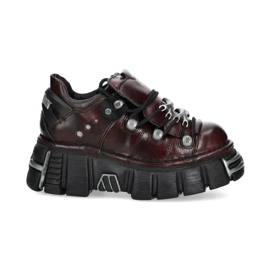New Rock M-120N-C67 met plateauzool en metallic detail “Red” (M120NC67)