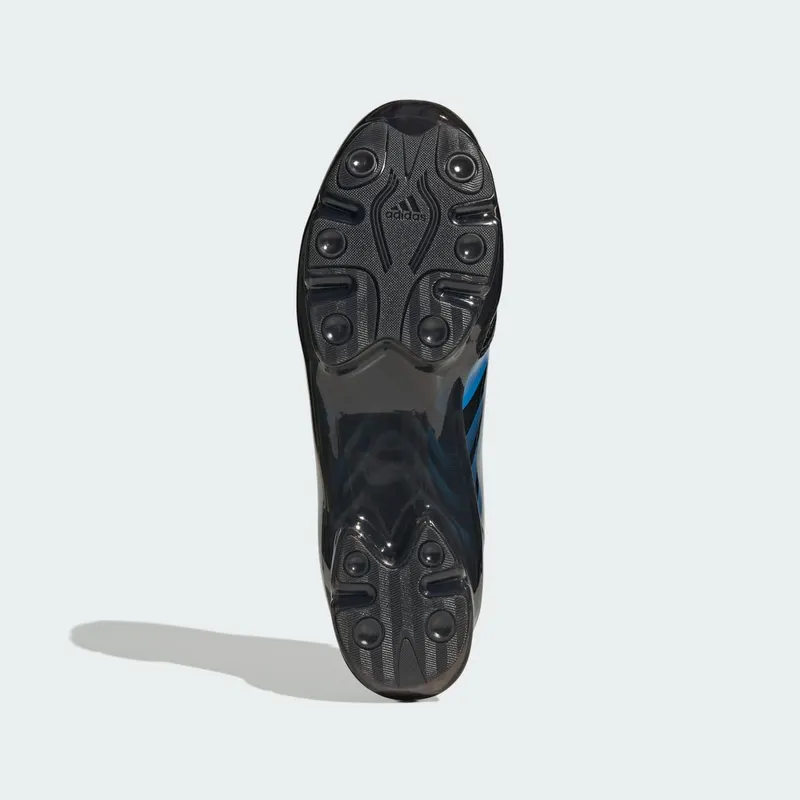 Adidas F50 WALKABLE Shoes Core Black / Lucid Ray Blue / Silver Metallic (KH6569)