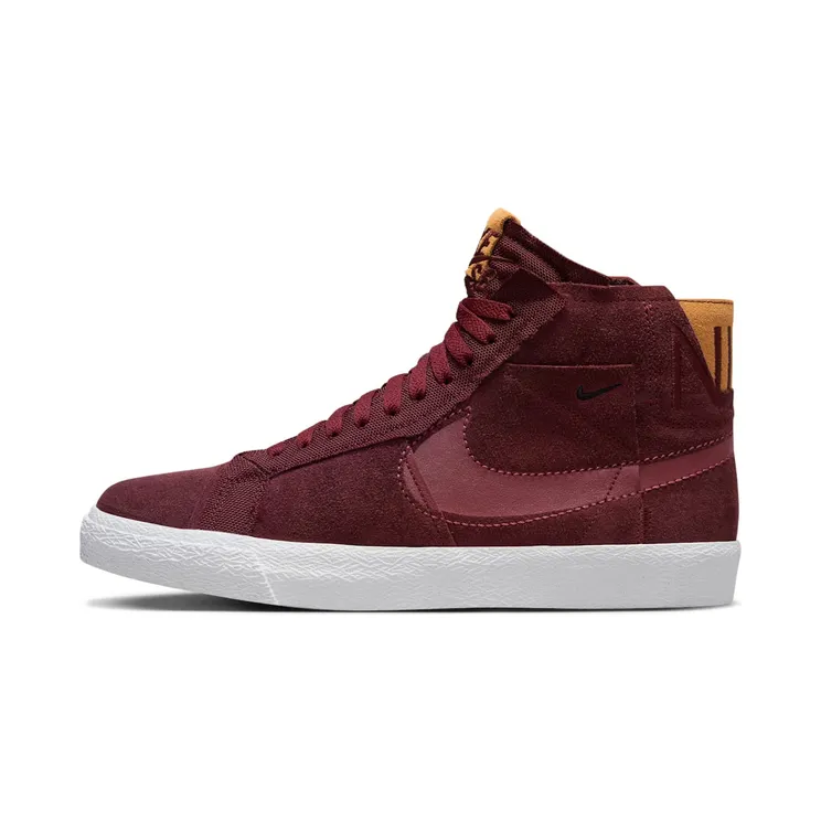 Nike SB Blazer Mid “Night Maroon / White / Rosewood” (DV7898-600)