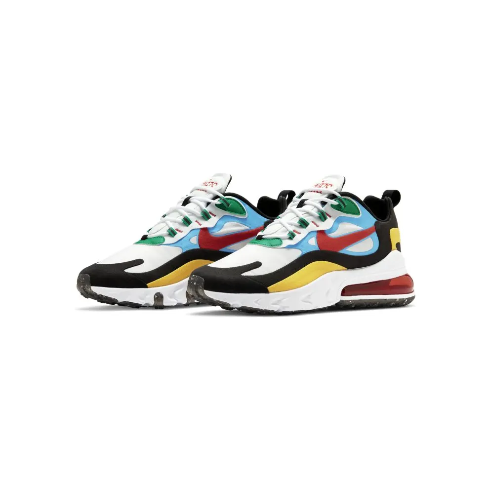 Nike Air Max 270 React Multi-Color White/University Red-White (DA2610-161)