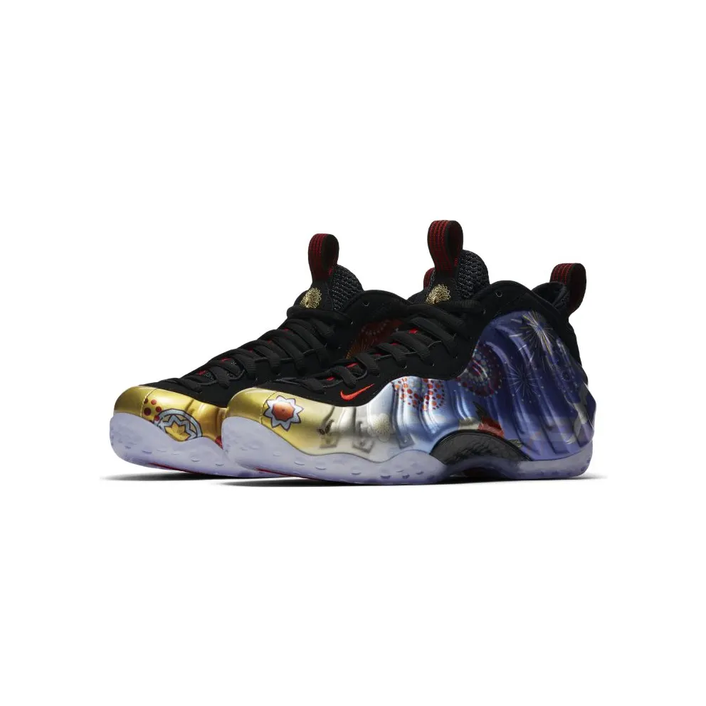 Nike Air Foamposite One Lunar New Year 2018 (W) Black/Habanero Red-Black (AQ0566-001)