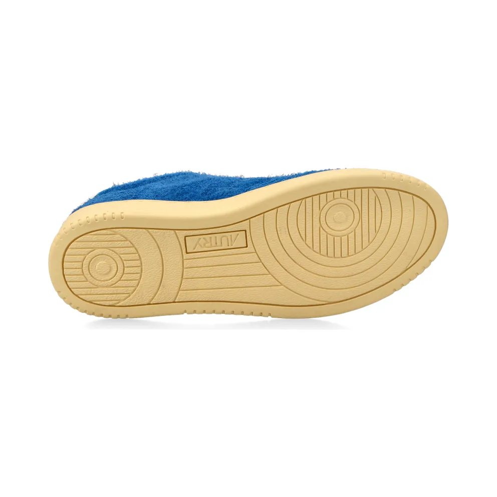 Autry Medalist Low (hair / suede bluette) – AULMHS05