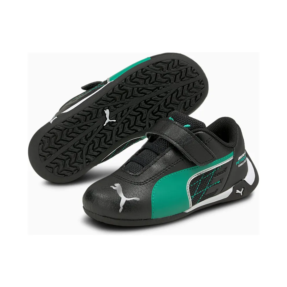 Puma Mercedes R-Cat V babysneakers Black/Green (30662404)