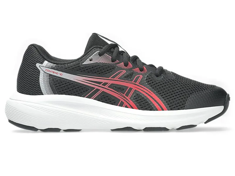 ASICS CONTEND 10 GS “Black / Speed Red” (1014A393-001)